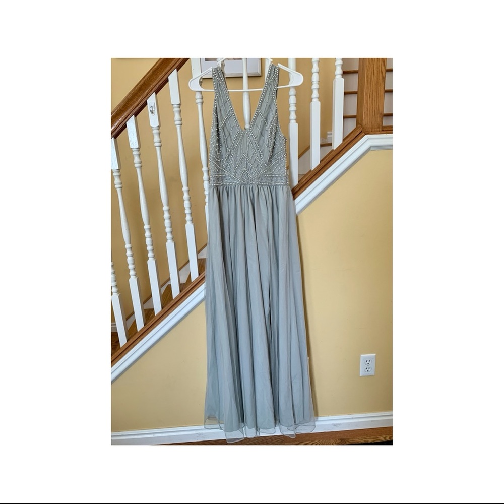 beaded asos dress